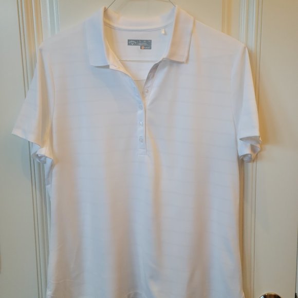 Callaway Opti Dry White Polo - Picture 1 of 9